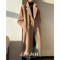 Anti-season y101801 high-end double-sided wool cashmere coat women long winter 2021 New woolen coat