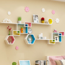 Wall shelf living room Film and Television wall shelf cabinet bedroom TV background Wall Wall Wall Wall Cabinet decoration frame