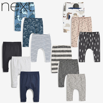 Spot British Next boy baby spring and summer thin section big PP pants harem pants baby cotton leggings trousers pants