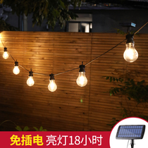 Camping atmosphere solar outdoor garden light led yard garden layout waterproof light string