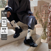 LET ME SEE letter Terry socks women ins trend wild street autumn cotton autumn winter socks