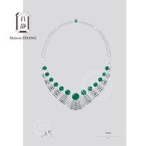 Jewelry design hand-painted practice card Maison ZHANG Xiaohong book blogger Zhang Xiaojing 0 Basic textbook