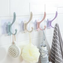 Adhesive hook strong adhesive door rear non-perforated hook Wall Wall wall hanging no trace load-bearing suction cup kitchen hook coat hook