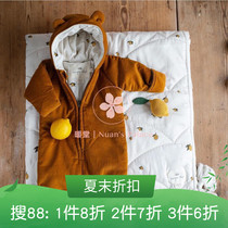  Domestic spot Danish konges slojd baby childrens one-piece jacket cotton suit Teddy ear cap 88