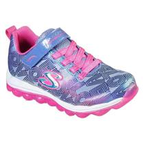 Skechers Scheckie Girls Outdoor Leisure Shoes Low Help Skech-Air Magic sticker print 84557