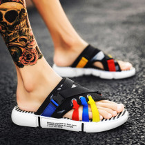 Slipper mens trend Korean sandals mens Tide mens personality casual sandals and slippers mens summer wear sandals men