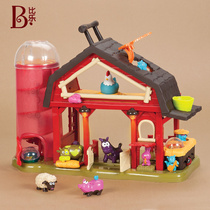 More than LeB Toys Happy Farm Animals Farm Music Puzzle Early Teaching Toy Character Parent-child has played a home