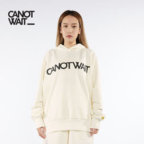 Chen Wei Ting Chao brand CANOTWAIT Environmental Protection series men and women antibacterial knitted hoodie loose printed sweater