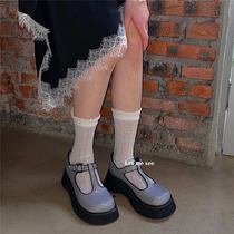 LET ME SEE summer thin solid color stockings silver onion bright silk socks flashing trend midline socks