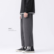 American ruffian high-end corduroy pants male instir-flat autumn style boys loose and sloppy wide-leg pants