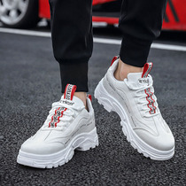 Hong Kong Tide Cards Little White Shoes Man 2022 New Korean version Trend 100 Lap Casual Shoes Shoes Fashion Sports Old Daddy Shoes