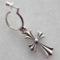 European and American Chauffles CHEXO925 pure silver cross Kerch Ears Nails Deer earrings Earrings Retro Earrings Male And Female Earrings
