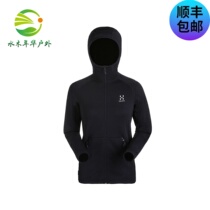 Haglofs matchstick Autumn Winter Outdoor Girls cashmere jacket with cap cardigan and velvet jacket 603295 European version