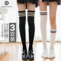 Socks female cute Japanese knee calf socks spring and autumn thin college style high tube thin tube socks female ins tide