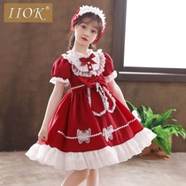 Summer dress lolita skirt lolita spring and autumn dress foreign childrens clothing childrens princess dress girl dress