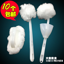 Soft wool bath cylinder brush squeezing water type family toilet brush long handle soft hair toilet brush hotel toilet brush
