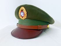 War of Resistance and Civil War National Army officers high-quality xtreme soft top big edge hat