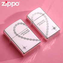 American original zippo kerosene lighter treasure windproof love couple to machine lover heart gift