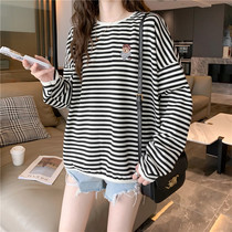 Fall Womens Dress Early Autumn Striped Lady Sweatshirt 2022 New Womens Spring Autumn Jacket Autumn Clothing Loose Jacket Tide Ins