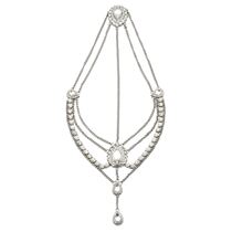 Water drill headchain eyebrow center pendant multi-layer