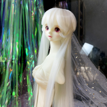 ()bjd wig long hair short hair stitching New Look details not curly hair Snow White Rabbit
