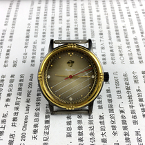 The original inventory denim brand black shell Golden Circle manual mechanical diameter 35mm sent strap 1