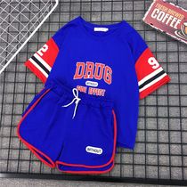 Single Piece Suit Casual Sports Womens Summer 2020 Middle School Students Bf Loose Fashion Original Juku Two Sets