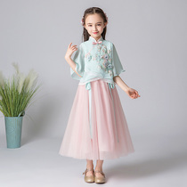 Chinese style children Hanfu Girl Costume Super fairy girl Tang dress baby childrens dress autumn