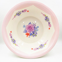 Wedding old-fashioned basin wash enamel Tang porcelain and Basin kitchen home large pond porcelain small iron extra thick Foreign face