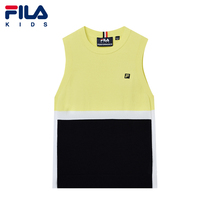FILA FILA Phila childrens vest 2021 Autumn New Golf color color girl child hair weaving vest
