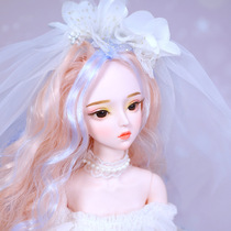 Derby Winner Dolls Dream Series Open Brain Hand-painted White Snow 60cm Doll Bjd Doll Wedding Dresses Doll
