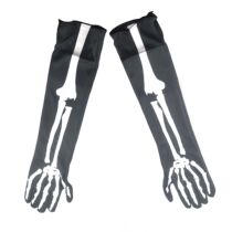 Skull Gloves Halloween Horror Skull Skull Skull Skull Black Gloves Glows