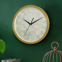 Pearl Bay Fashion Trim Watch Modern Hung Clock Living Room Minima Home Clock Hanging Wall Mesh Red Light Extravagant Hanging Watch