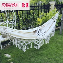 Net red hammock Outdoor swing swing thickened mesh plus rough exposed camp hanging sleeping student dormitory mesh bed