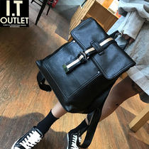 Shoulder bag female 2021 new fashion Korean version Joker soft leather travel anti-theft leisure large capacity leather womens backpack