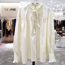 Great Korean bubble gum ROLAROLA Korea 2020 Winter cotton shirt RMJ5DW-BL20512M0