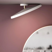 Danish bedroom ceiling lamp Nordic balcony porch corridor living room modern simple led ultra-thin round ceiling lamp