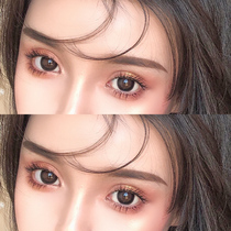 Black half-year throwing beauty pupil small diameter 14 8mm natural charm contact lens year throwing female day throwing Moon throwing K