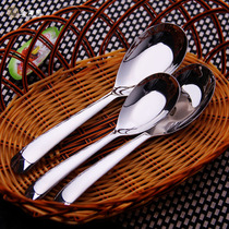 High-grade boutique hotel thick stainless steel Western food flat spoon Western food Spoon soup spoon ice cream spoon tea spoon