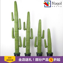 Nordic simple home simulation cactus artificial cactus column potted office living room fake plant floor ornaments