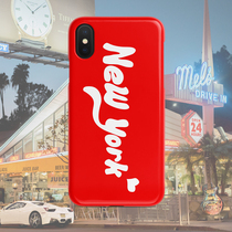 livecase big red new york apple iphone X 6 7 glossy soft shell phone shell 8plus