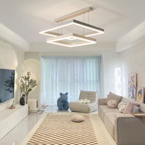 Living room chandelights modern minimalist in Guangdong Zhongshan lamps large full white extremely simple new hall home living room main lamp