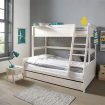 Childrens bunk bed bunk bed solid wood up and down Custom High and Low mother bed princess castle bed multifunctional childrens bed