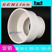 Excellent] PVC pipe reducing plastic diameter large and small head concentric circle drain pipe fittings conversion joint 16