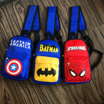 Childrens shoulder bag boys bag small bag tide baby shoulder pocket schoolchildren mobile phone backpack fashion chest bag