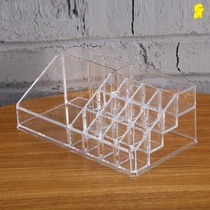 Lipstick storage box dust Net red desktop cosmetics box with lid multi-grid finishing lip glaze lipstick rack