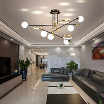 Northern Europe light luxury living room lamphousehold network chandelier lamps modern minimal creative beans full of star lighting new