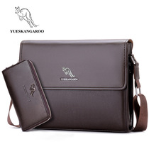 Kangaroo Men Bag Crosswalk Single Shoulder Bag Casual Diagonal Satchel Fashion Mens Backpack Casual Satchel HA-013 Official Web