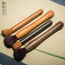 Kung Fu tea brush Ebony raising pot pen tea brush tea brush does not lose hair Sweep Pear tea pen tea tray spare parts