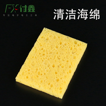 Soldering iron head cleaning sponge wood pulp sponge